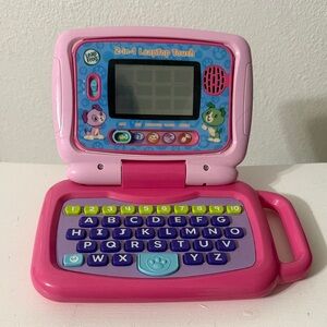 LeapFrog 2-in-1 LeapTop Touch Pink Kids Learning Laptop Works